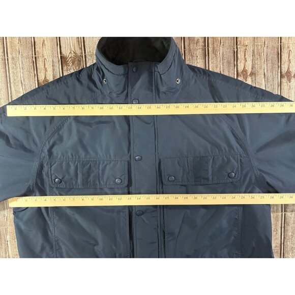 LL Bean North Col Gore Tex thinsulate Parka Coat sz XL color navy VINTAGE 90's - Picture 3 of 8
